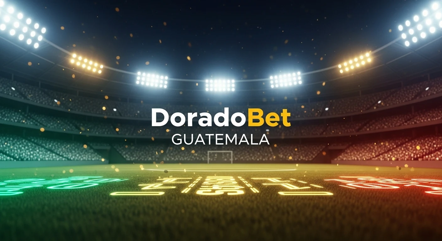 DoradoBet Guatemala football betting atmosphere in a night stadium